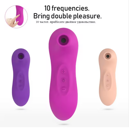 Luv Aero Vibe Silicone Massager with 10 Intensity Modes