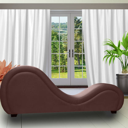 Chocolate Brown Kamasutra Chair- Premium Stylish Couch – Sculpted Curve Sofa with Enhanced Support | Luvottica