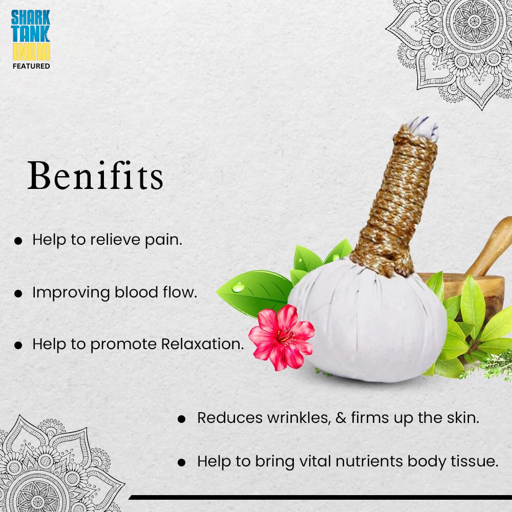 Ayurvedic Massage Potli - Filled With 13 Different Healing Ingredients