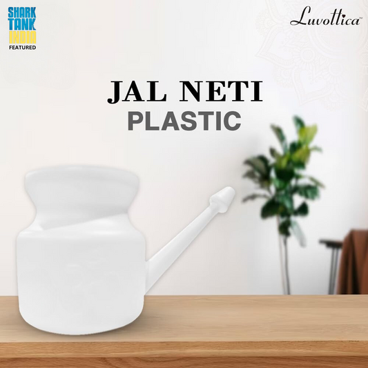 Jal Neti Pot for Sinus, Nose Irrigation and Cleaning | Plastic | Set of 2 Pcs