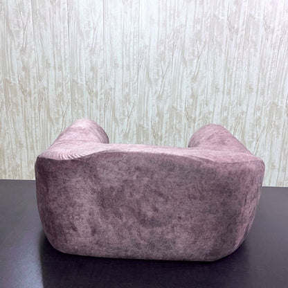 Luvottica Brown Fabric Dhyanam Seat - Meditation Seat- Yoga Cushion