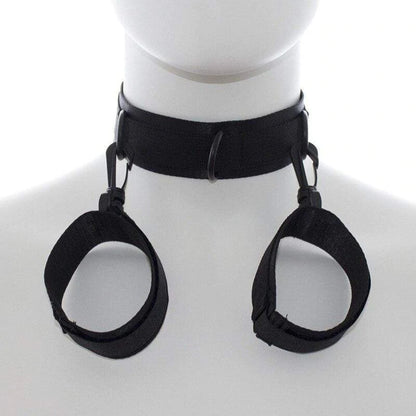 Collar To Wrist BDSM Restraint CL-01035