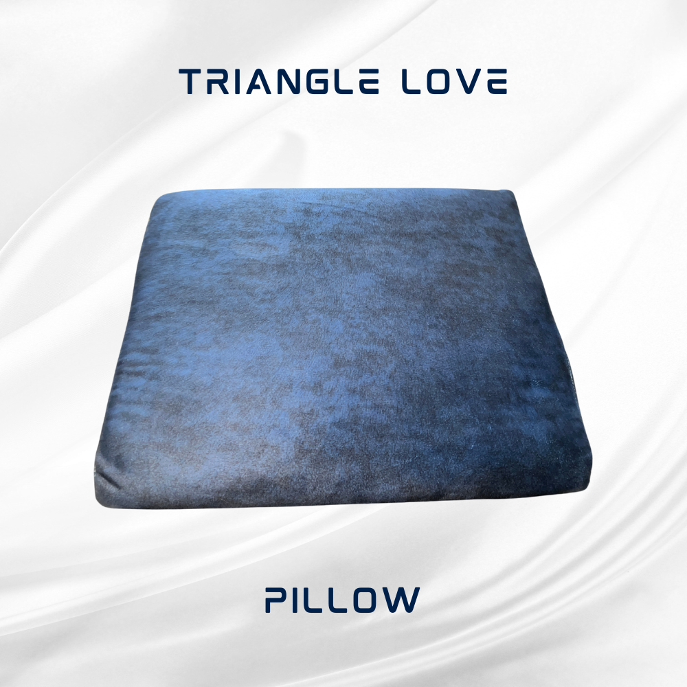 Stylish Blue Triangle Love Making Pillow