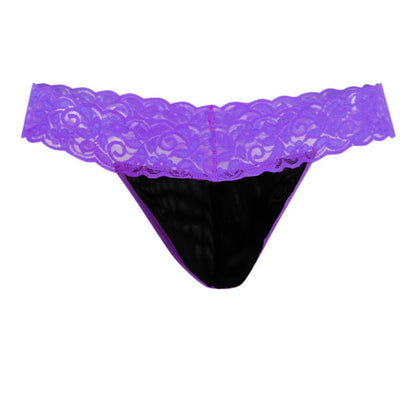 Men's Power Net + Lycra Lace Free Size G-String Underwear