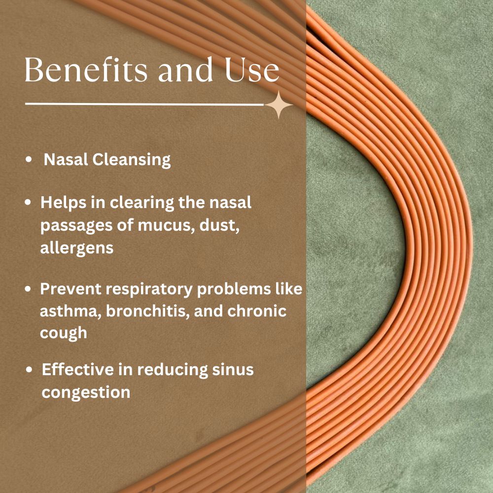 Sutra Neti Rubber, An Advanced Form Of Yogic Nasal Cleansing Set of 5, Size: 3No