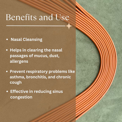 Sutra Neti Rubber, An Advanced Form Of Yogic Nasal Cleansing Set of 5, Size: 3No