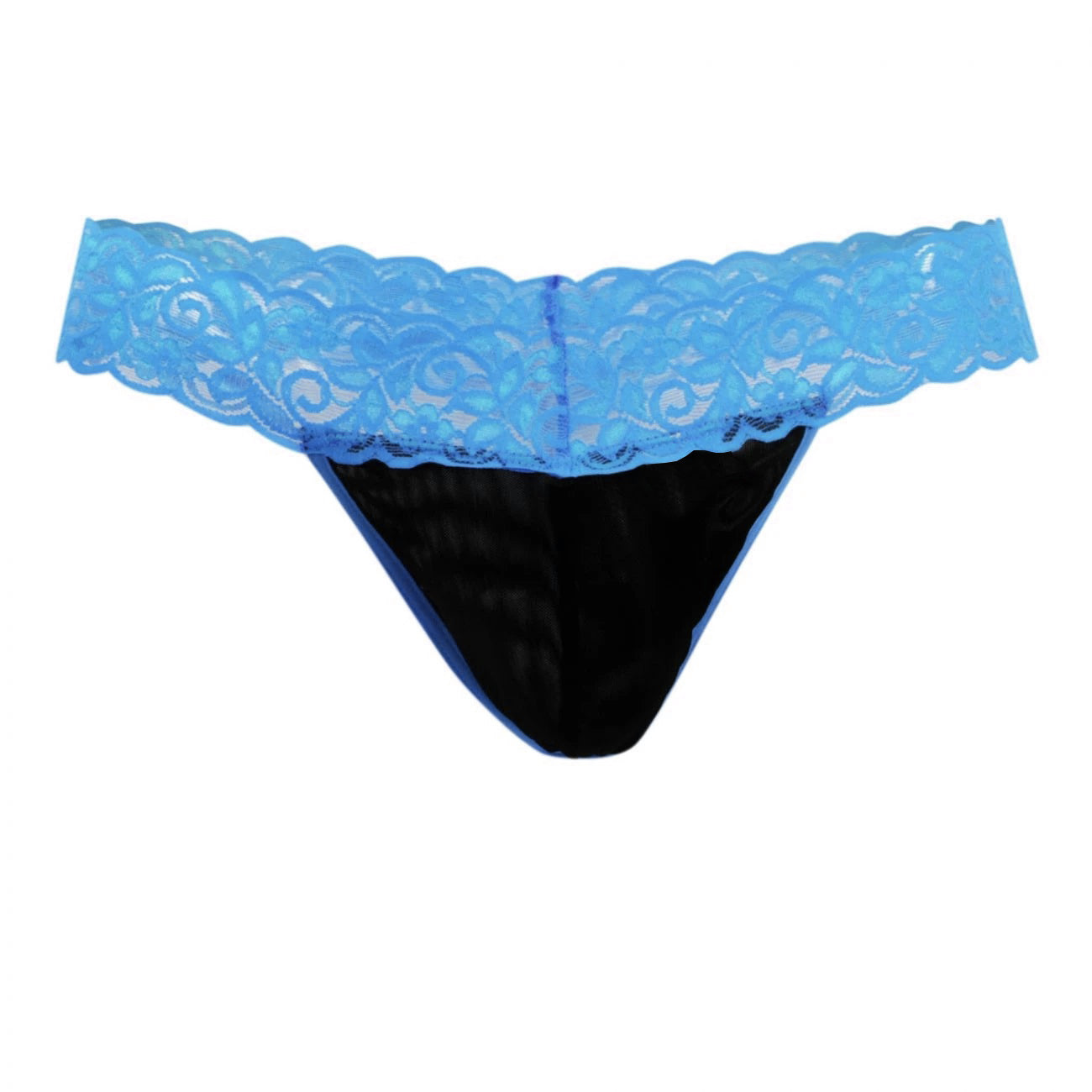 Men's Power Net + Lycra Lace Free Size G-String Underwear