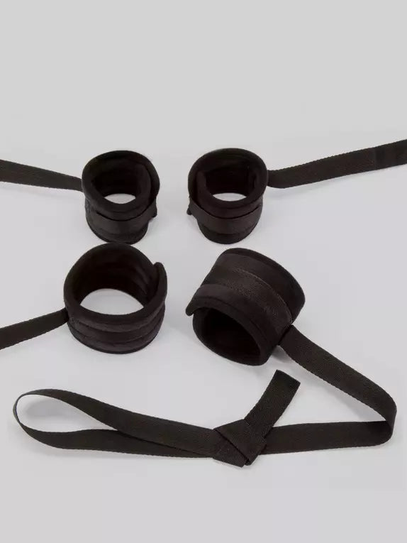 Satin Bed Restraint kit For Couples Roleplay