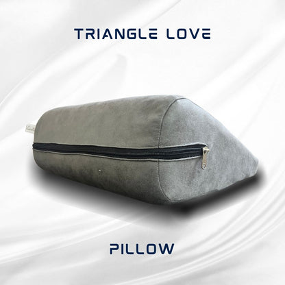 Stylish Grey Triangle Love Pillow
