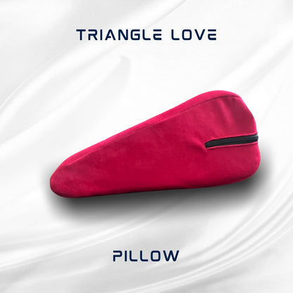 Striking Red Triangle Love Pillow