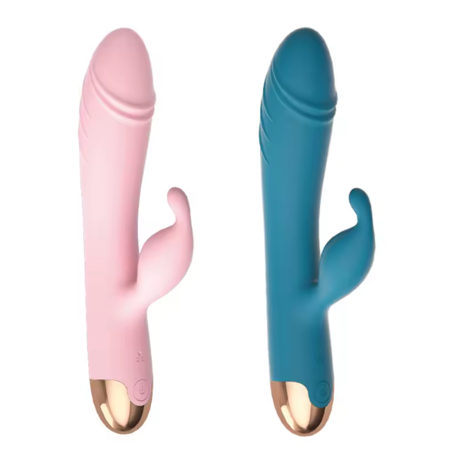 Luv Wave Silicone Vibrator – Rotating Massager with Multiple Stimulation Modes