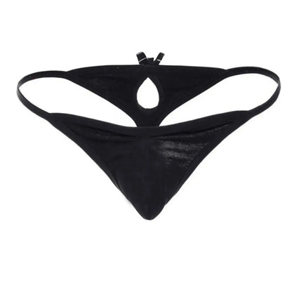 Men's Red and Royal Blue Microfiber Thong Underwear
