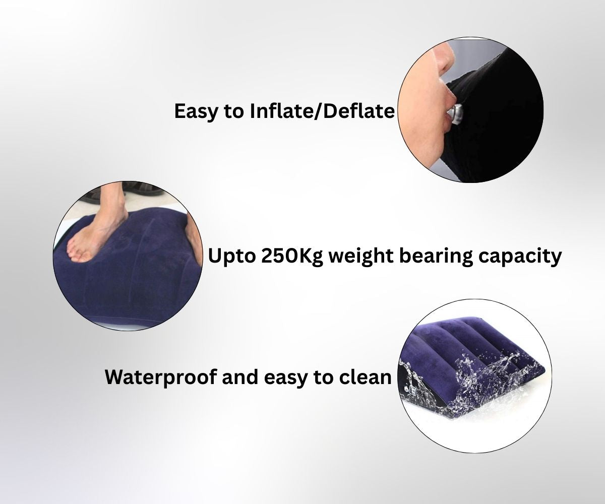 Love Making Inflatable Triangle Pillow -Enhance Intimacy with Comfort & Support