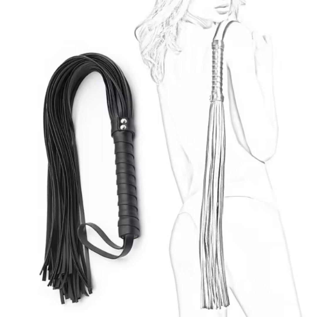 Play Trio | Blindfold  Flogger & Handcuffs Combo for Couples