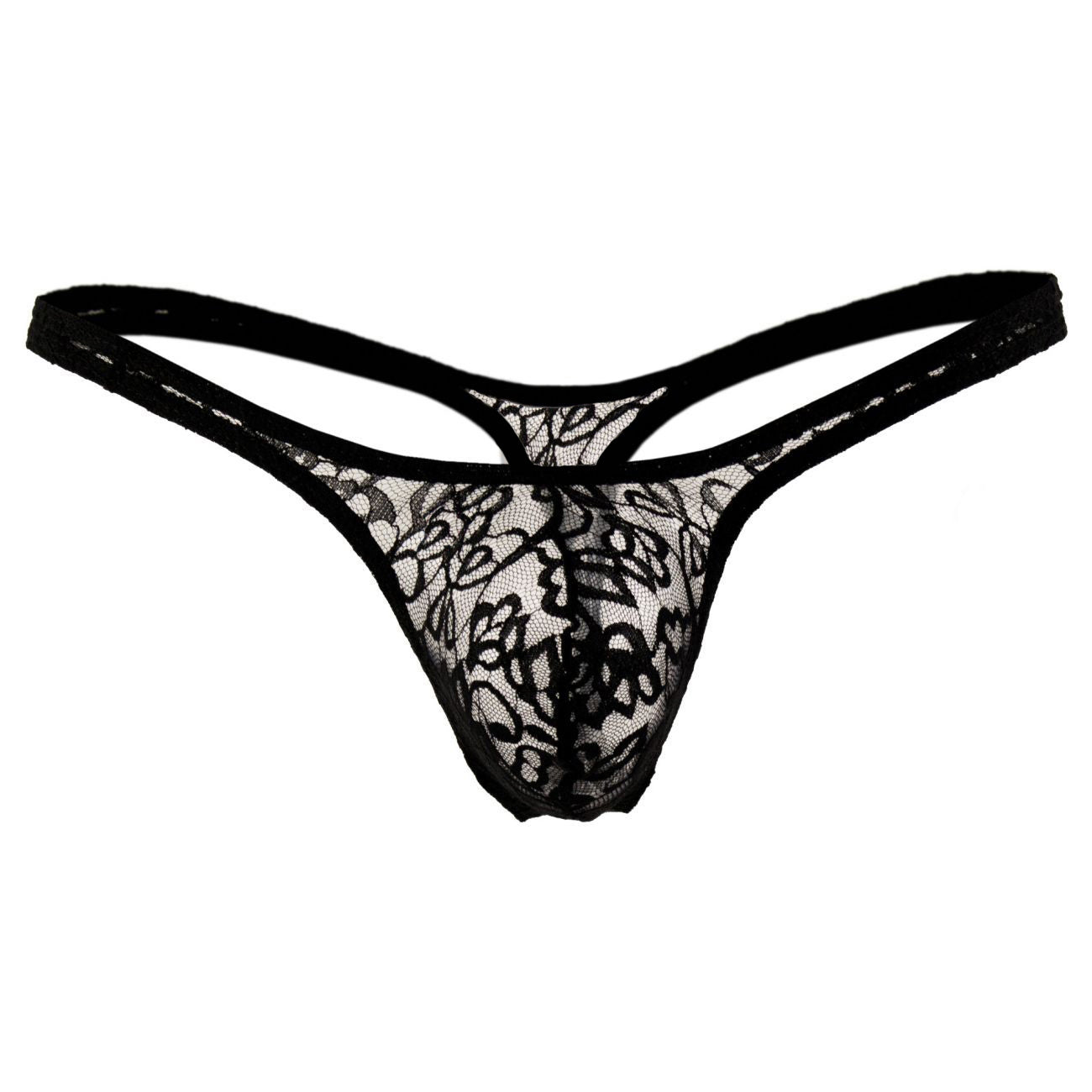 Lace Fabric Free Size Thong Underwear (Black & White) – Elegant & Comfortable"
