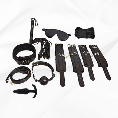 Ultimate Play Kit 8 Piece BDSM Set for Couples