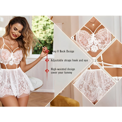 Midnight Whispers Babydoll Dress