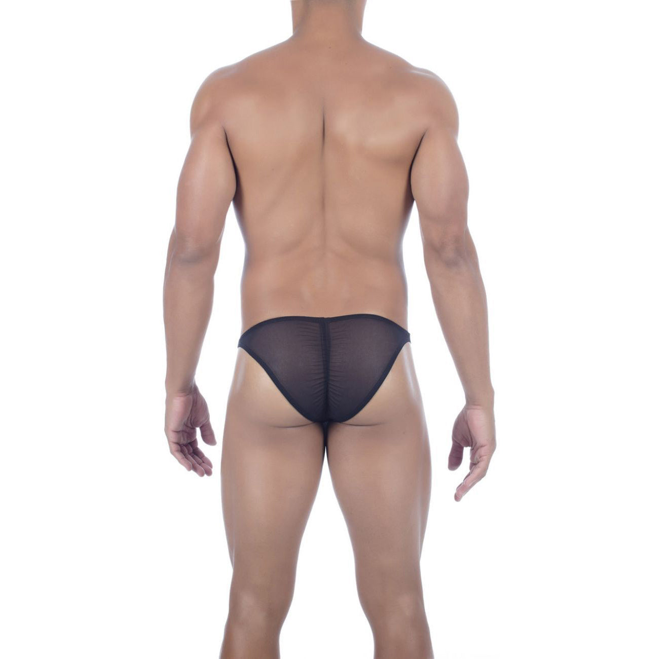 Men's Power Net Free Size Bikini Underwear (Black, Red, White)