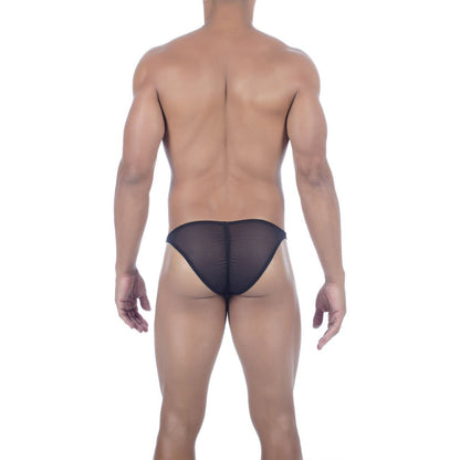 Men's Power Net Free Size Bikini Underwear (Black, Red, White)