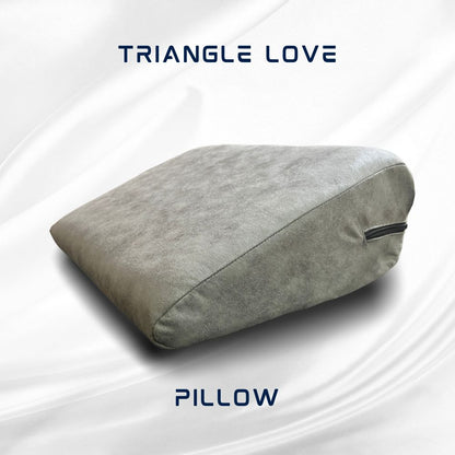 Stylish Grey Triangle Love Pillow
