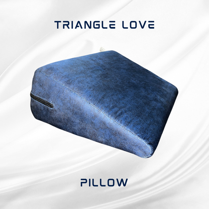 Stylish Blue Triangle Love Making Pillow