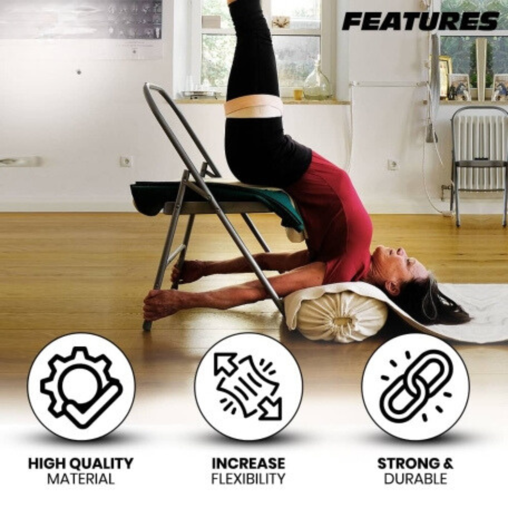 Yoga Chair For Inversion Yoga Poses (Without Cushion)