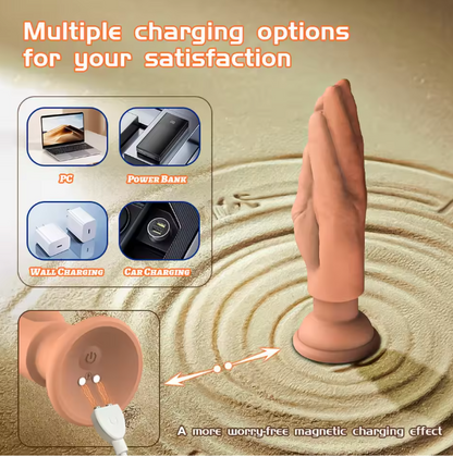 Luv Pro Hand Silicone Fist Vibrator Massager