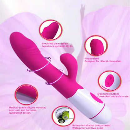 Dual Stimulation Rabbit Vibrator Massager