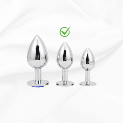 Luv Pro Premium Stainless Steel Plug with Smooth Polished Finish