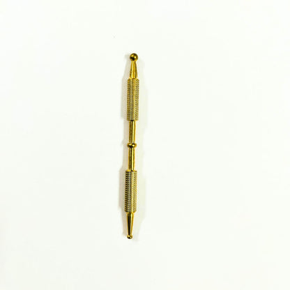 Brass Acupressure Pen Set – 4 Unique Designs for Reflexology & Pain Relief