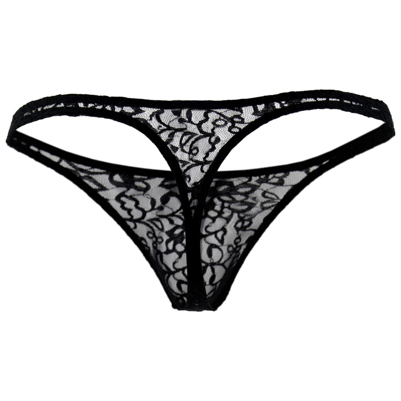 Lace Fabric Free Size Thong Underwear – Bold Elegance in Black, Red & Royal Blue