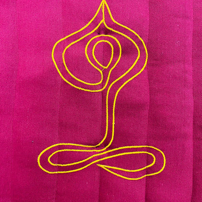 Foldable Floor Meditation Seat – Portable Cushioned Prop for Dhyana