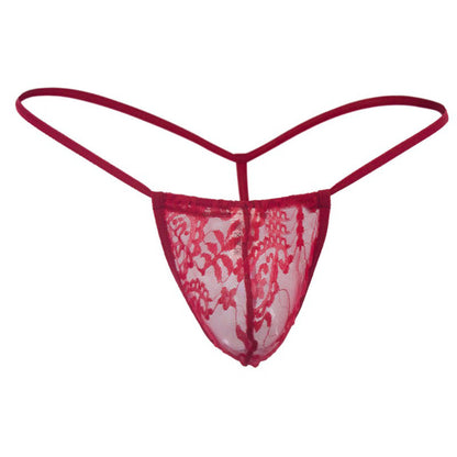 Men's Lace Fabric Free Size G String Underwear