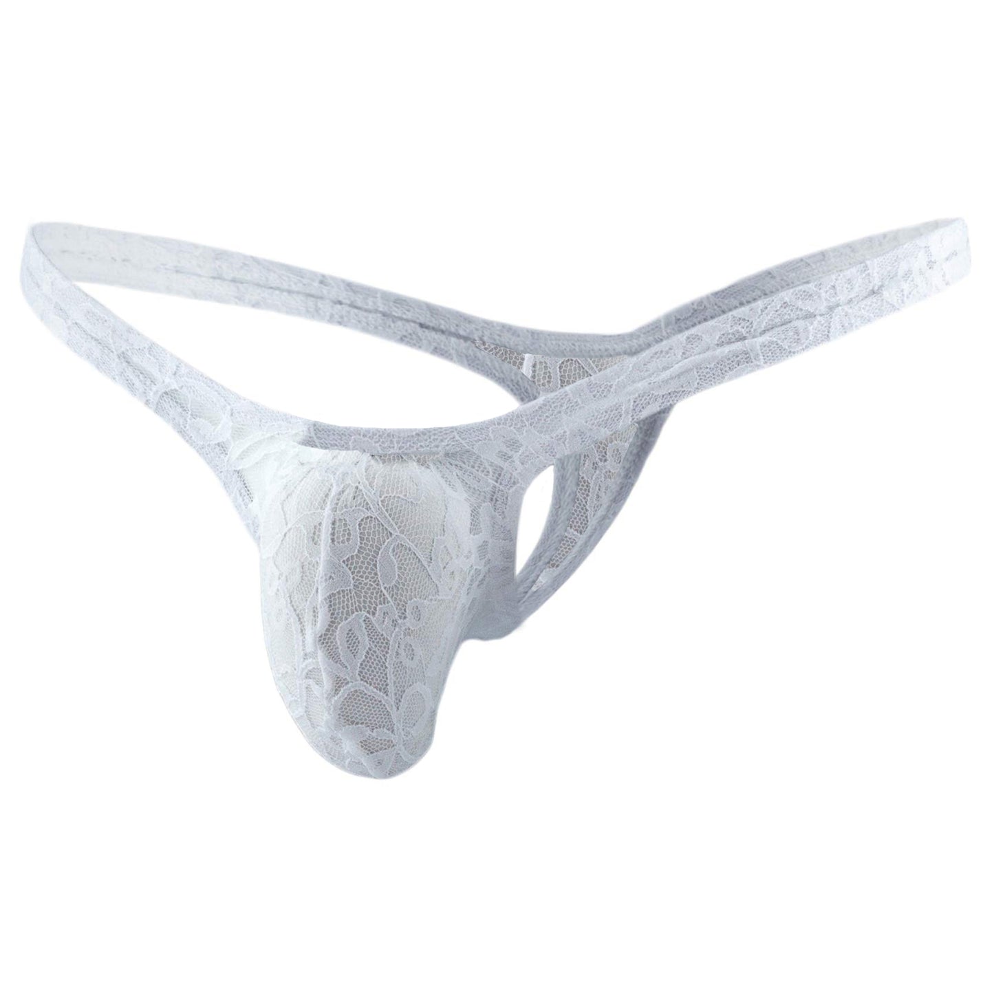 Lace Fabric Free Size Thong Underwear (Black & White) – Elegant & Comfortable"