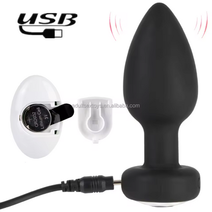 App Controlled Silicone Vibrating Plug – 10 Vibration Modes