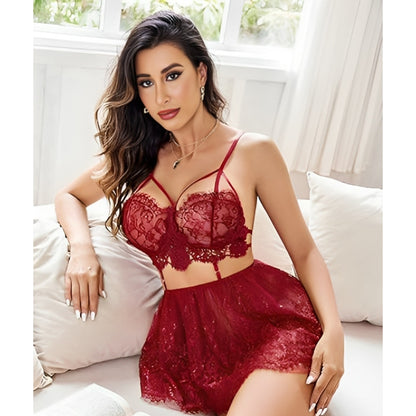 Midnight Whispers Babydoll Dress