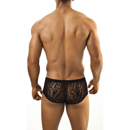 Men's Lace Fabric Free Size Boxer Underwear (Black, Red, White)