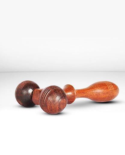 Wooden Massager Roller (Set of Small (qty1) and Medium (qty 1)