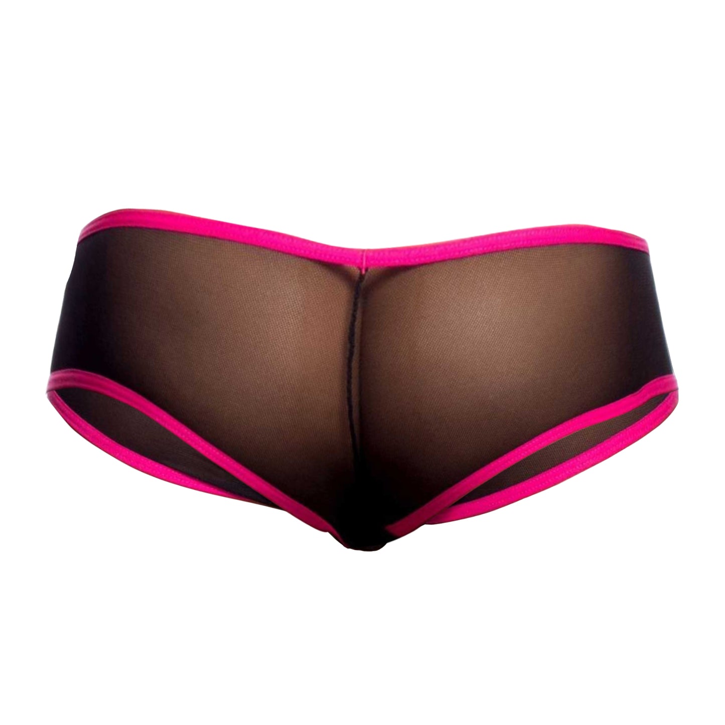 Men's Black and White Power Net Bikini Underwear