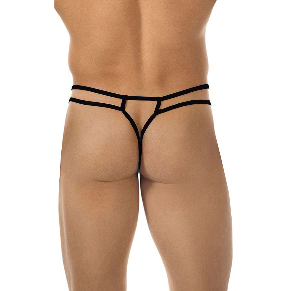 Men's Microfiber Crotchless Underwear (Multicolor)