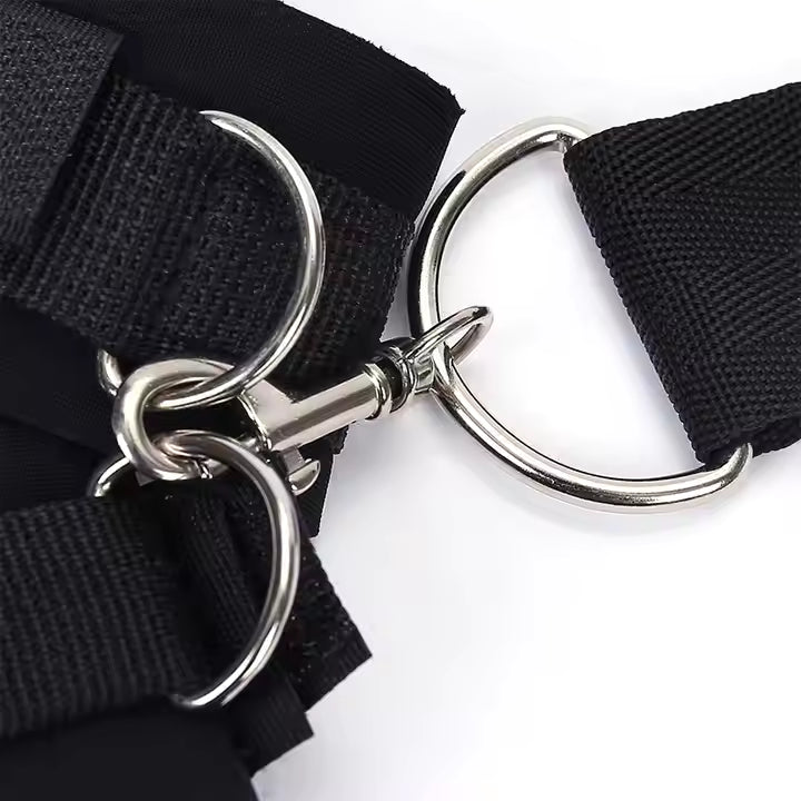 Open Mouth Ball Gag with Handcuffs Bondage for Couples