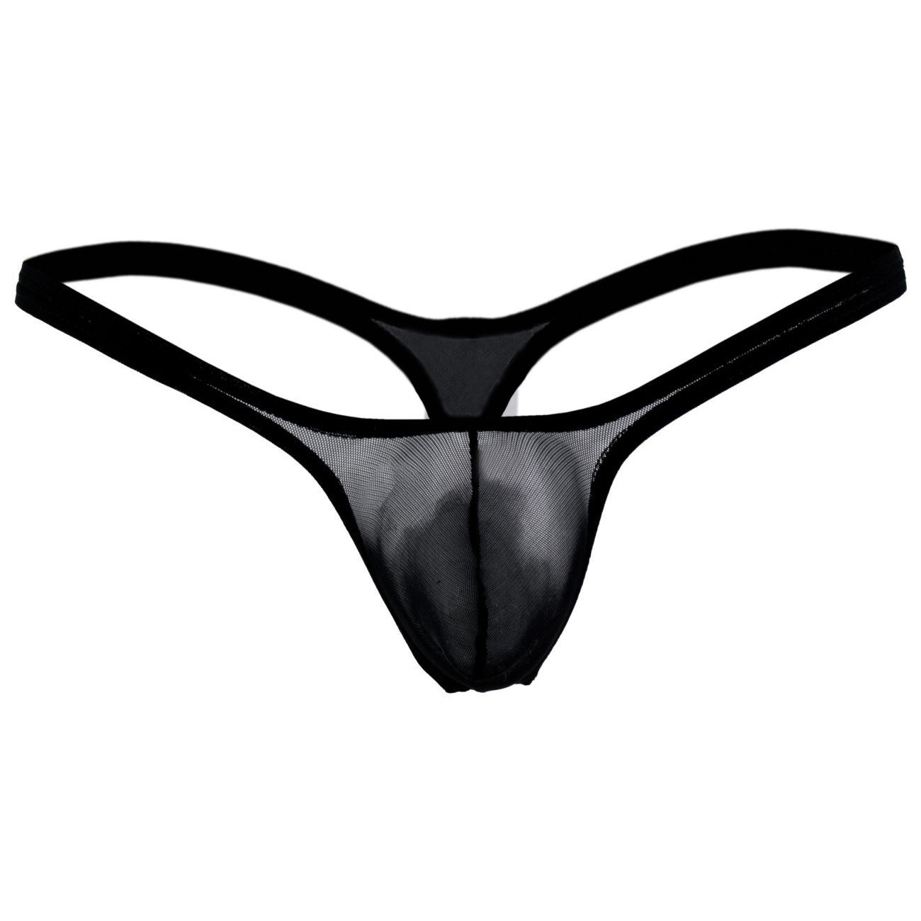 Black and White Power Net Free Size Thong Underwear – Chic Comfort & Style"