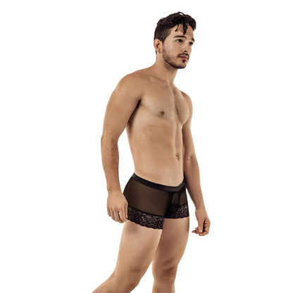 Men's Power Net + Lycra Lace Boxer Underwear (Multicolor)