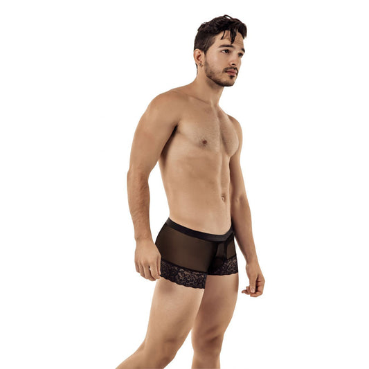 Men's Power Net + Lycra Lace Boxer Underwear (Multicolor)