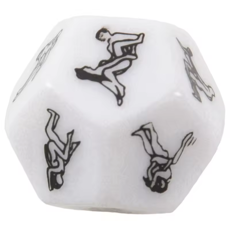 12-Sided Love Dice – Multi-Position Pleasure Game for Couples