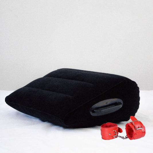 BDSM Inflatable Pillow With Handcuffs for Lovemaking