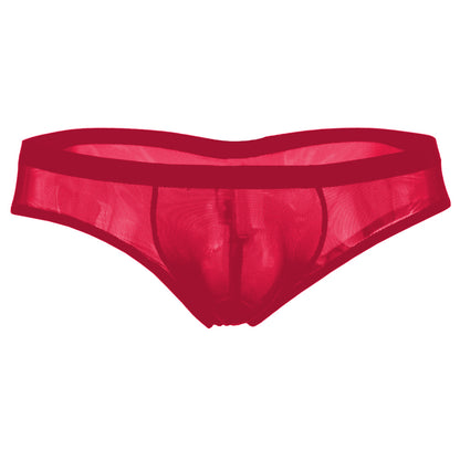 Men's Black and Red Power Net Brief Underwear