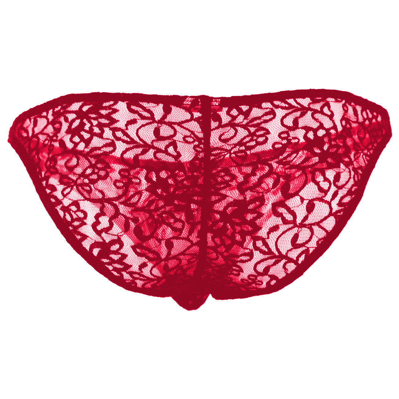 Lace Fabric Free Size Bikini Underwear (Black, Red & White)