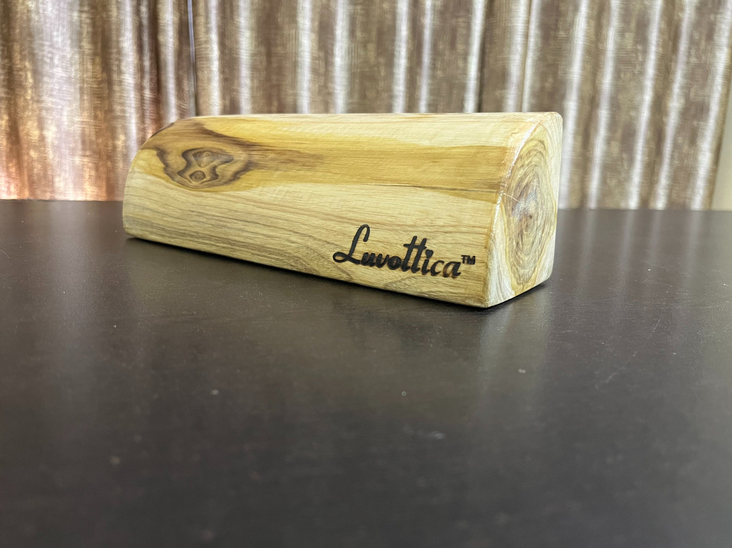 Quarter Round Wooden Yoga Block Set of 2
