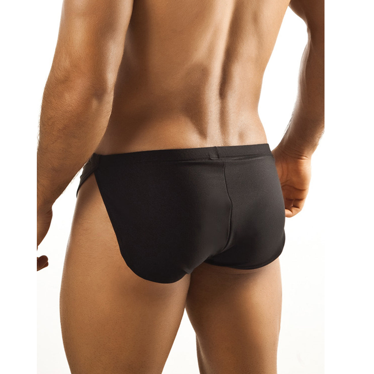 Men's Microfiber Free Size Brief Underwear (Black, Red, White)